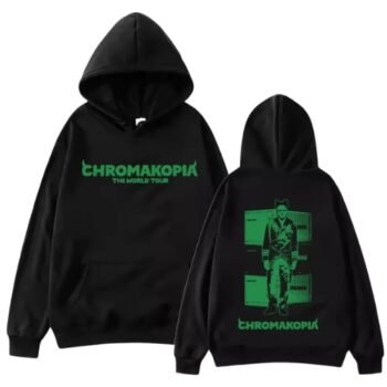The Tour World X Chromakopia Black Hoodie
