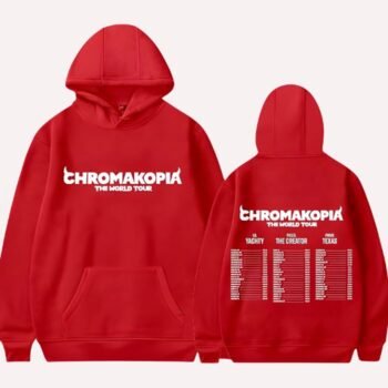 Chromakopia The World Tour Red Hoodie – Limited Edition 2025